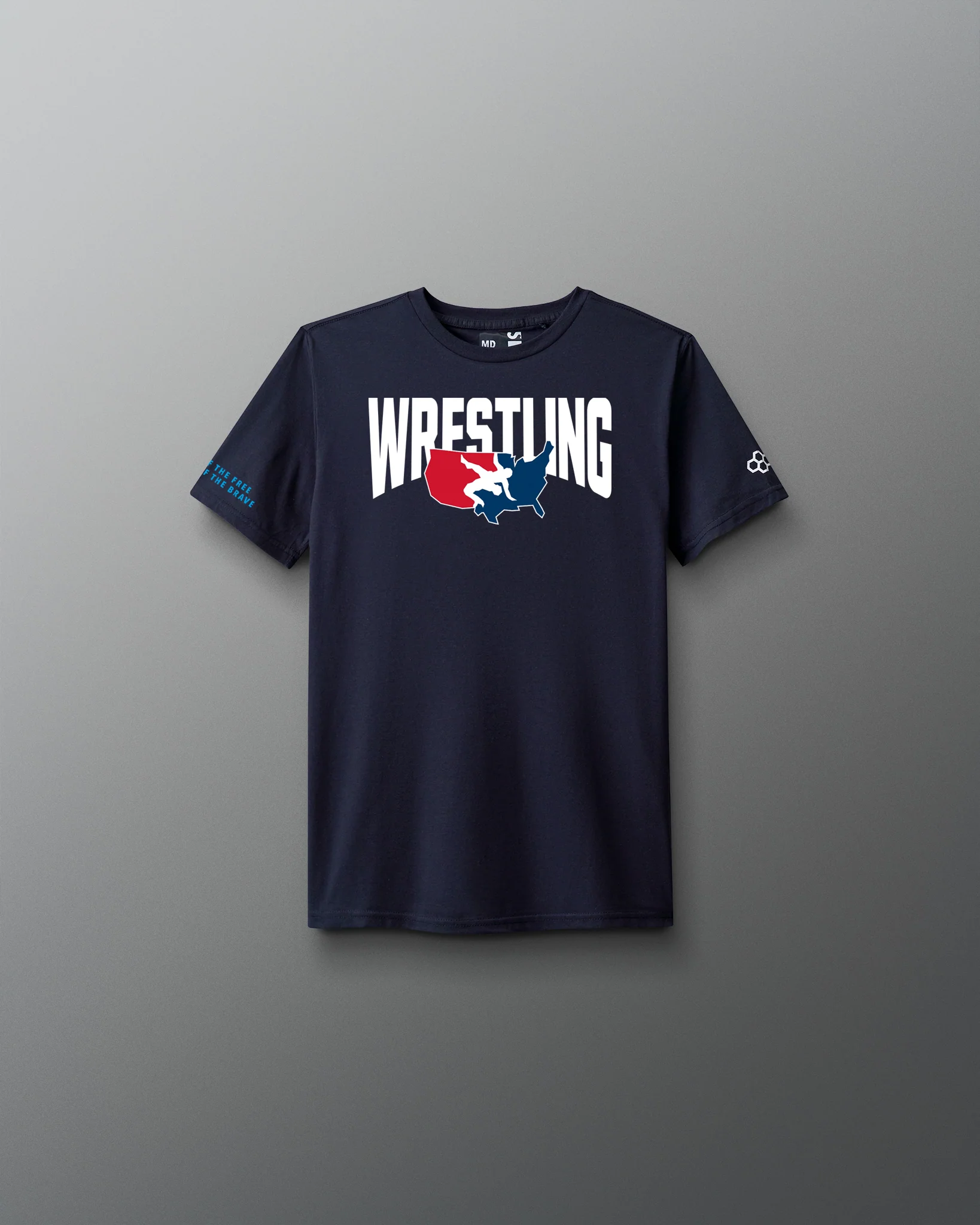 Wrestling Logo Youth Elite Super Soft T-Shirt - Image 4