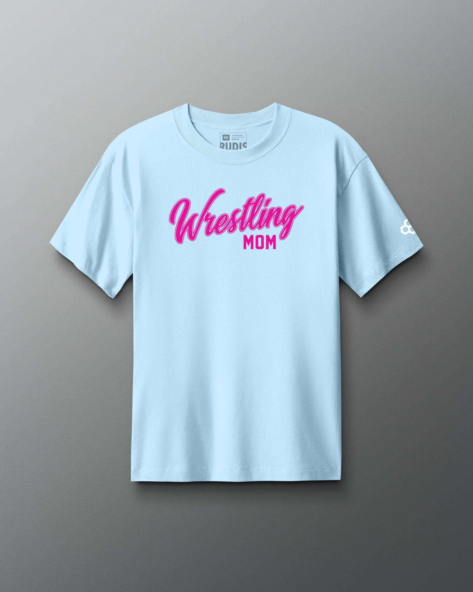 Wrestling Mom Heavyweight T-Shirt - Image 2