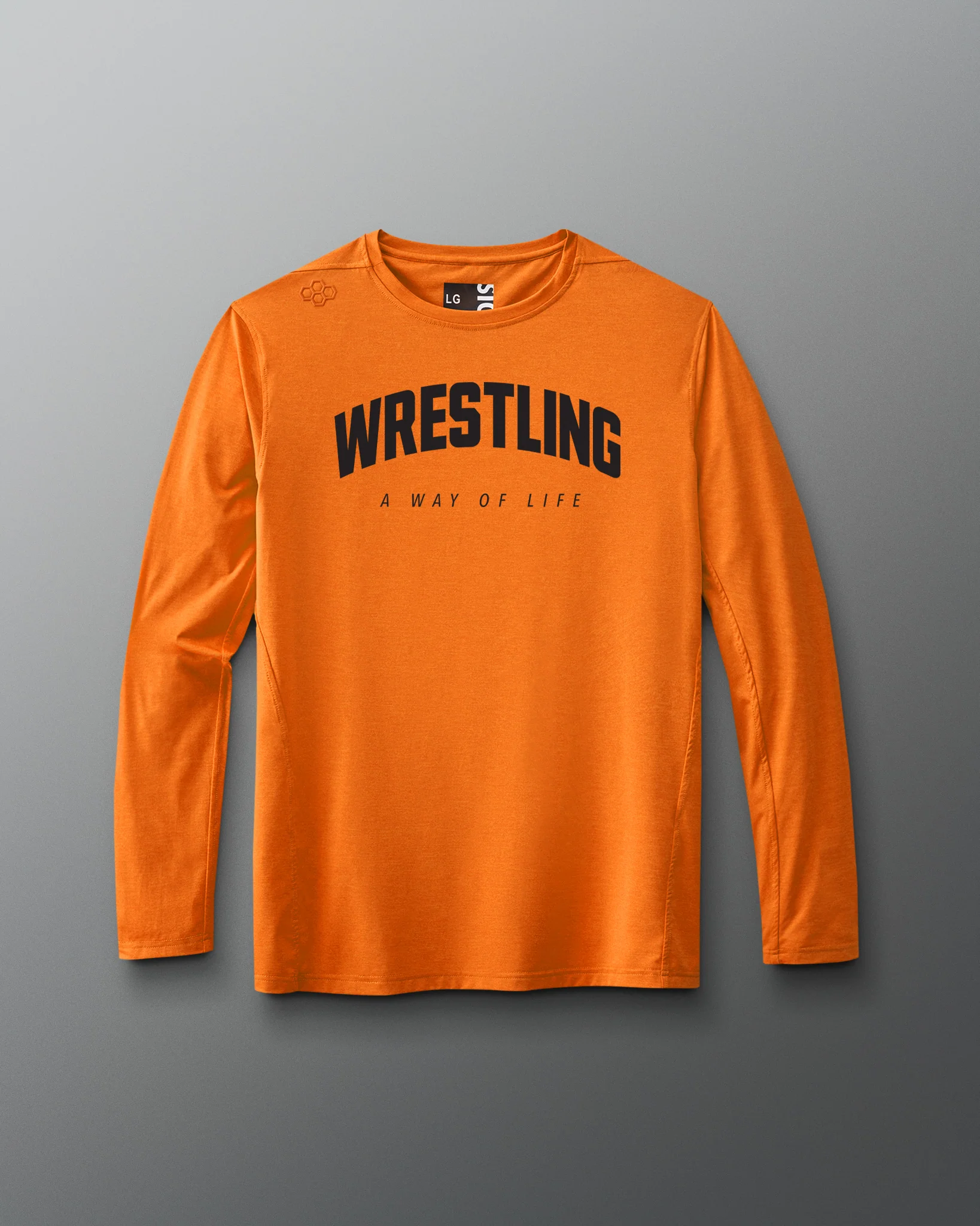Wrestling Motto Performance Long Sleeve - Image 2