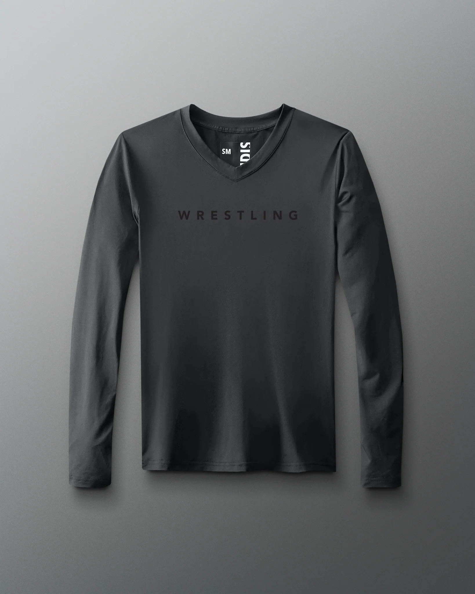 Wrestling Women's Performance V-Neck Long Sleeve - Image 3