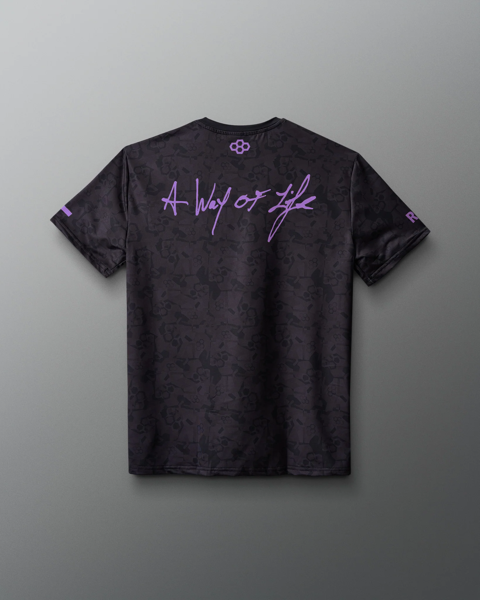 Wrestling Wordmark Black Camo Sublimated T-Shirt - Image 12