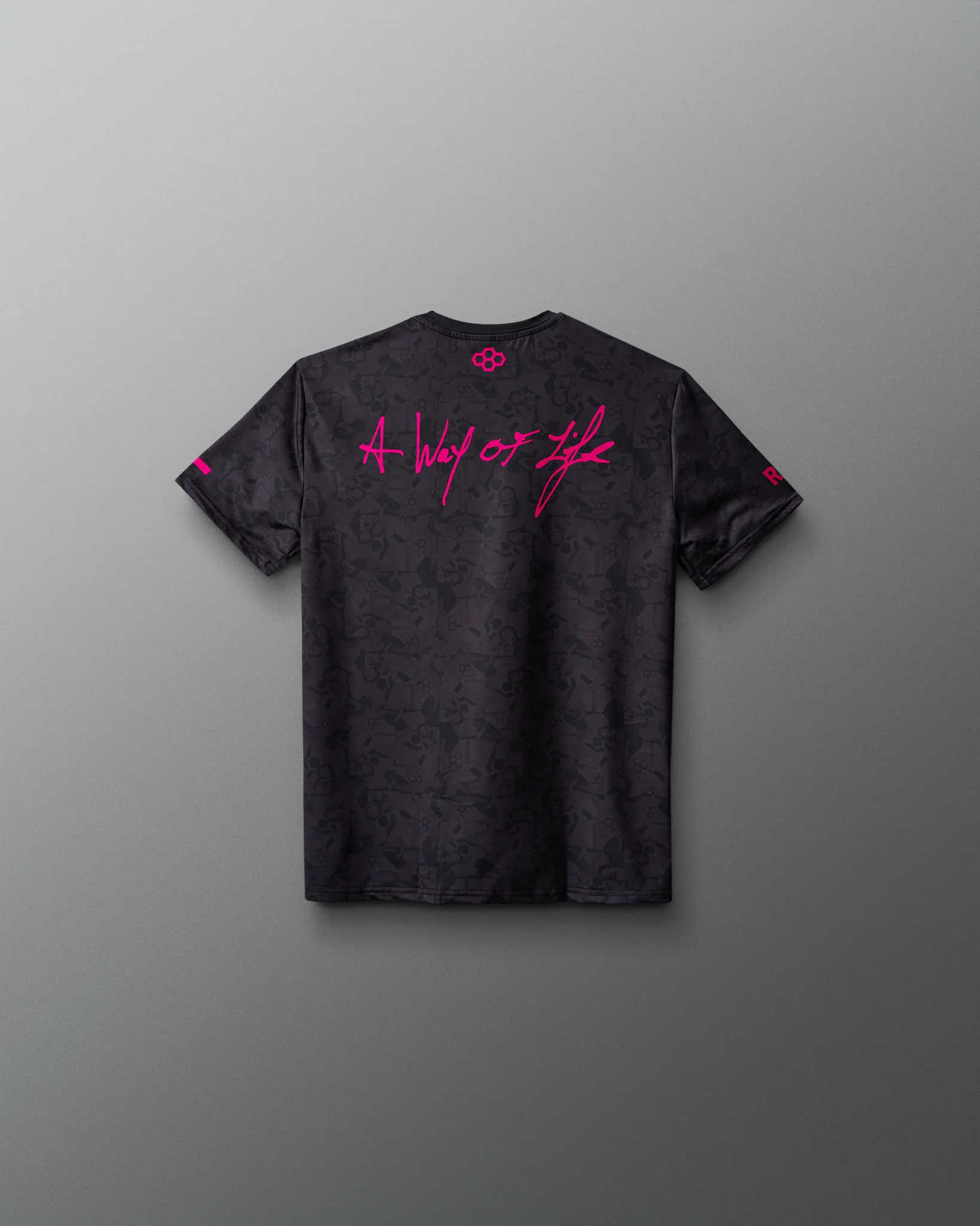 Wrestling Wordmark Black Camo Youth Sublimated T-Shirt - Image 11
