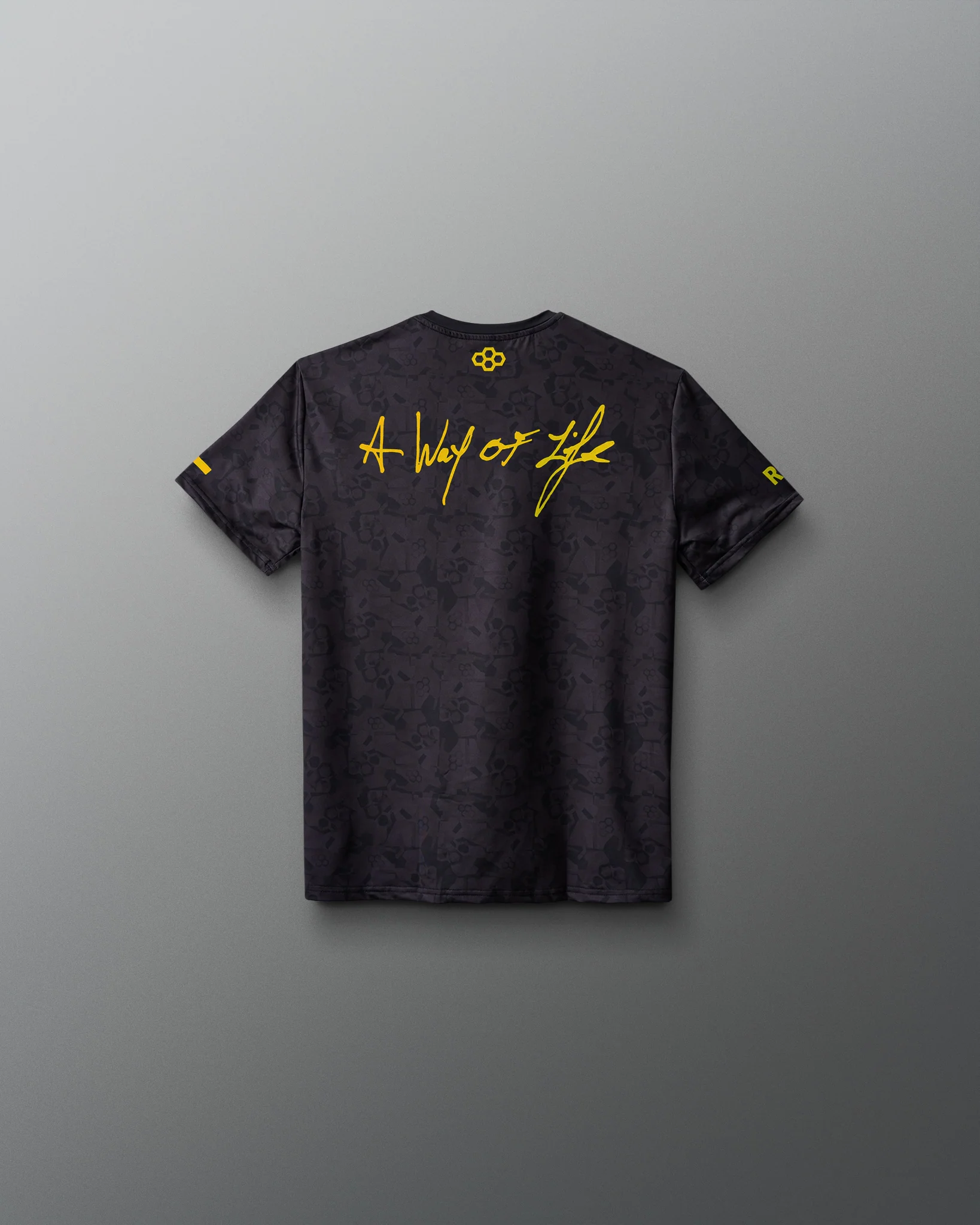Wrestling Wordmark Black Camo Youth Sublimated T-Shirt - Image 18