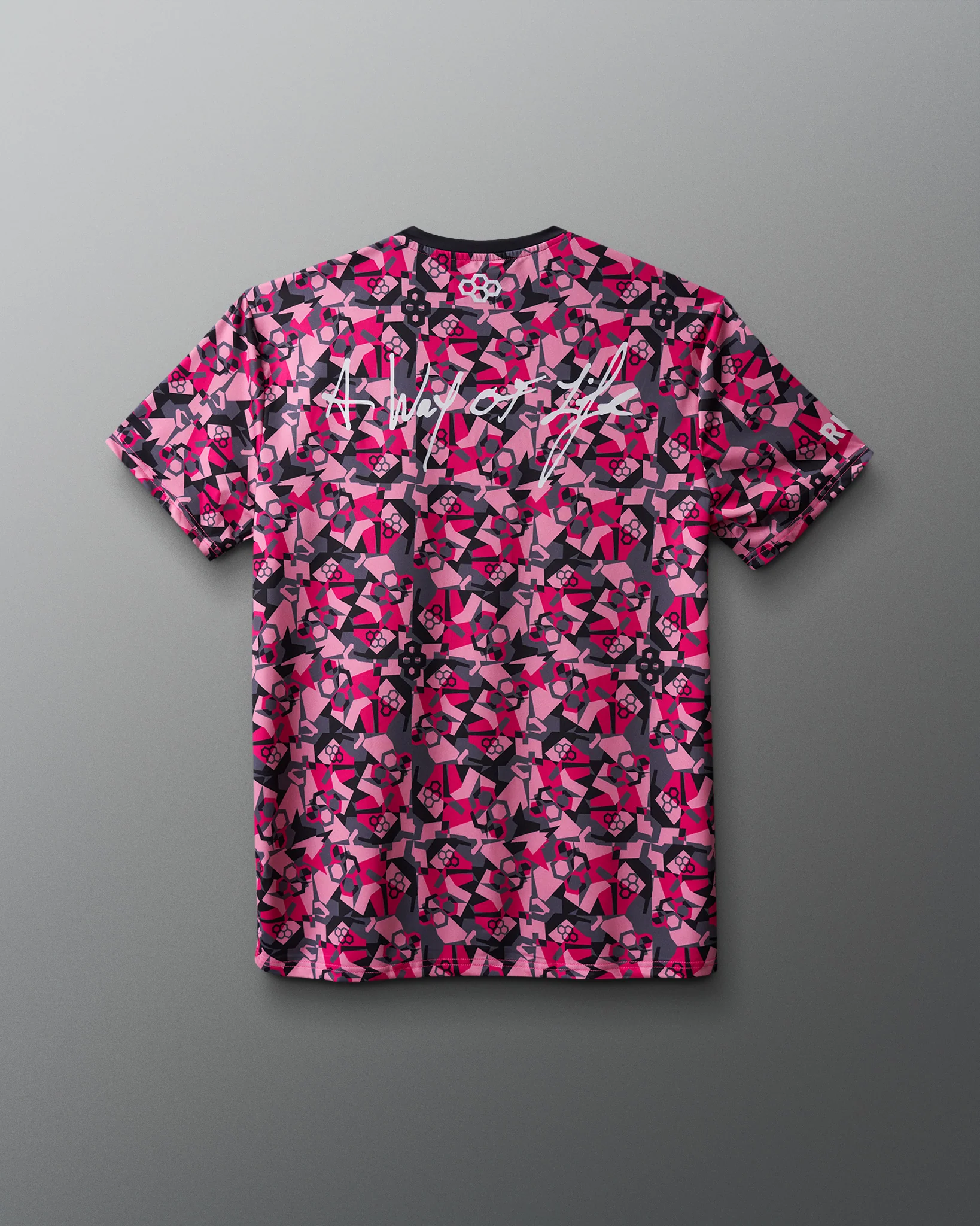 Wrestling Wordmark Camo Sublimated T-Shirt - Image 7